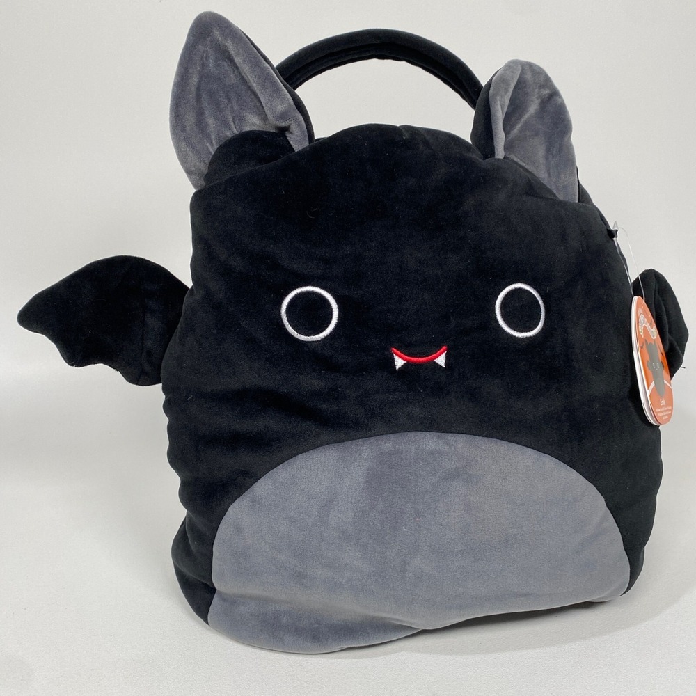 Squishmallows Emily Halloween Bat Plush Treat Bag – 16" – New with Tag